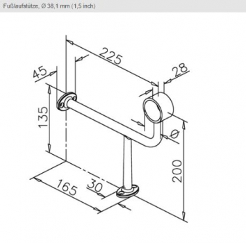 Preview: Fußlaufstuetze Modell 107 maße 38,1mm.jpg